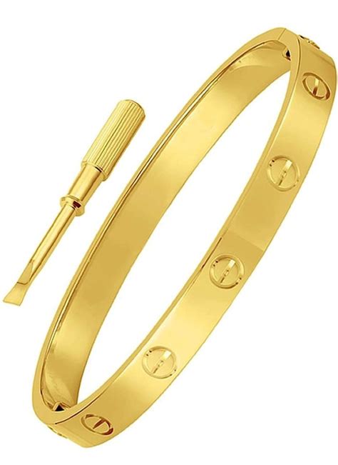 cartier clou bracelet dupe|cartier nail bracelet original.